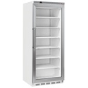Armario congelador, puerta de vidrio, estático, 600 litros - Blanco