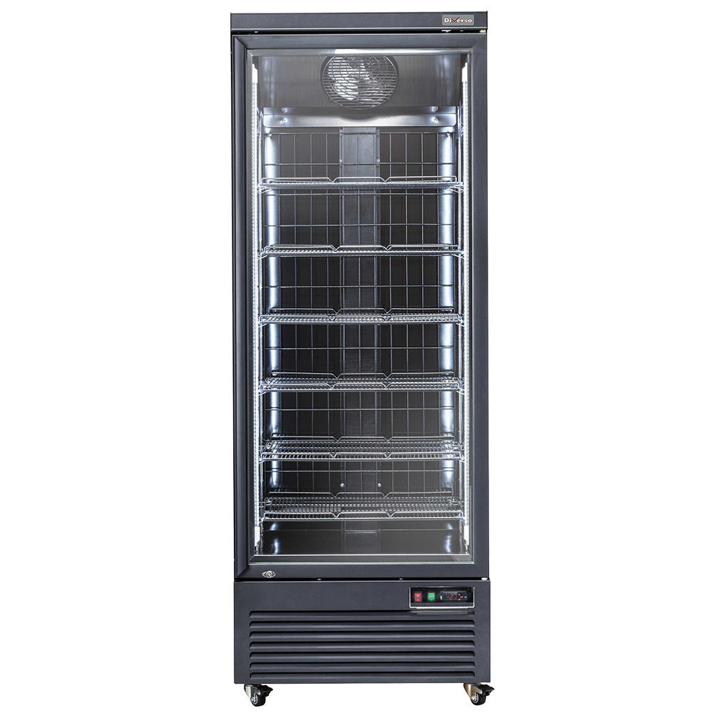 Vitrina congeladora vertical, 560 litros - NEGRO