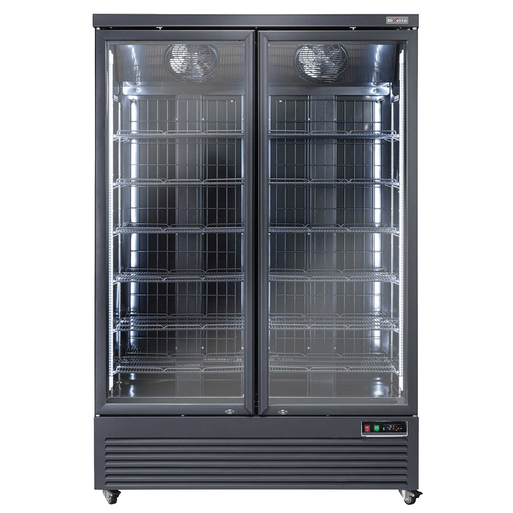 Vitrina congeladora vertical, 1084 litros - NEGRO