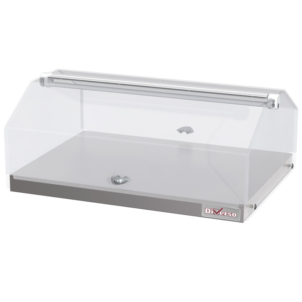 Vitrina neutra de mostrador, 1 nivel L500mm