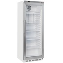 Armario frigorífico, puerta de vidrio, ventilado, 400 litros - blanco