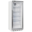Armario frigorífico GN 2/1, puerta de vidrio, ventilado, 600 litros - blanco