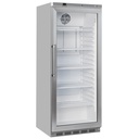 Armario frigorífico GN 2/1, puerta de vidrio, ventilado, 600 litros. acero inoxidable