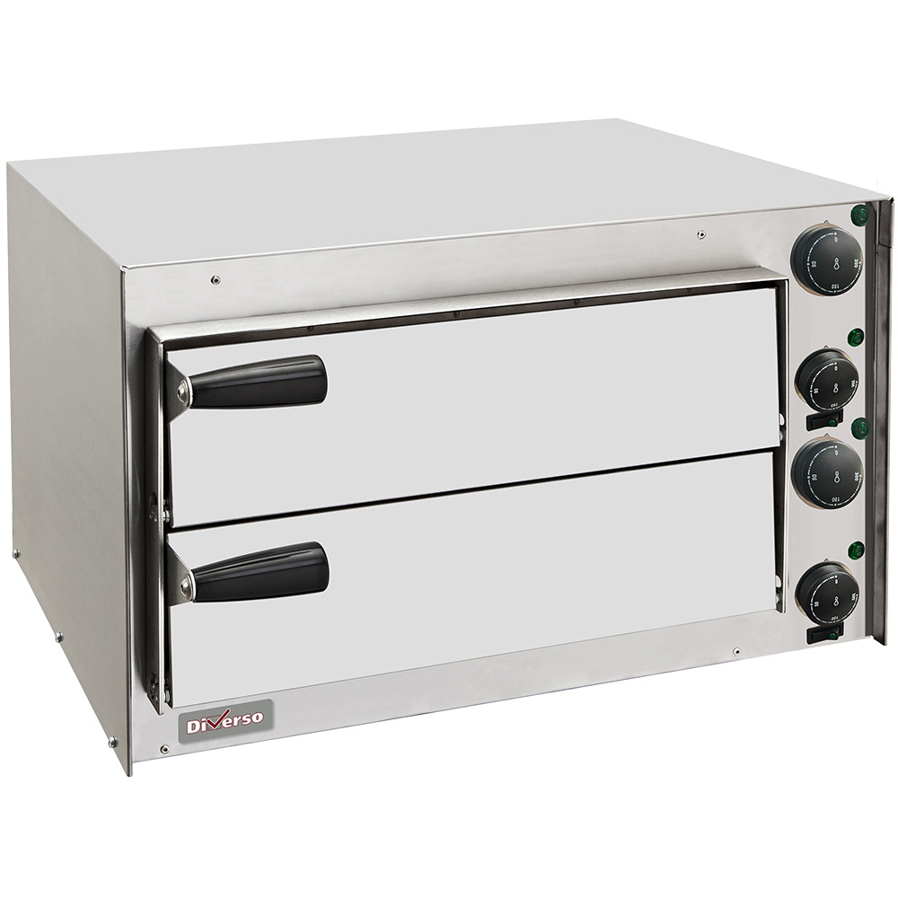 Horno de pizza 350mm, con doble cámara