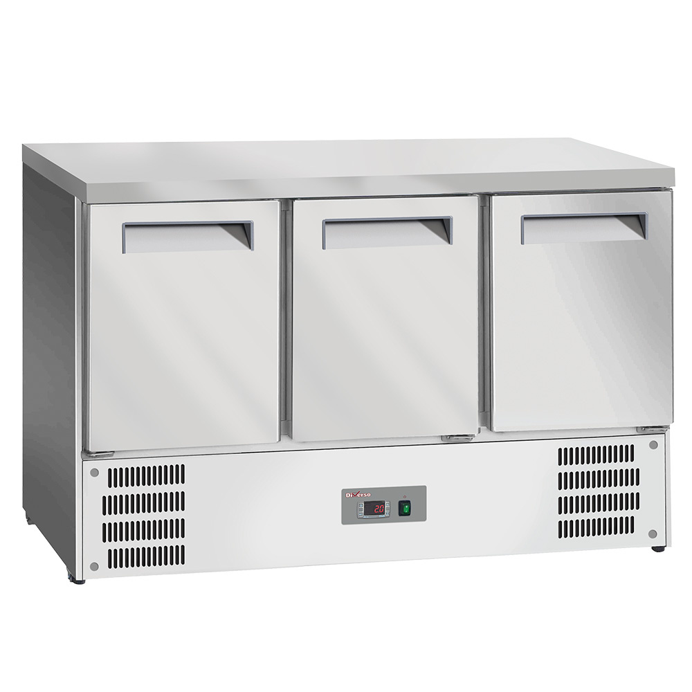 Mesa frigorífica 3 puertas GN 1/1