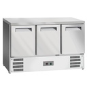 Mesa frigorífica 3 puertas GN 1/1