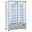 Vitrina frigorífica vertical, 2 puertas, 1085 litros - BLANCO
