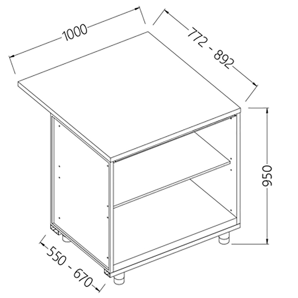 Mostrador de bar neutro_sección de caja