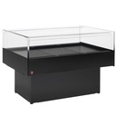 Vitrina "panorámica" self-service refrigerada - NEGRO