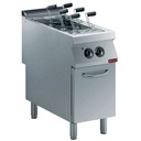 Cocedor de pasta eléctrico, 1 cuba GN 1/1 sobre mueble (sin cestas)