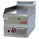 Cocina de plancha a gas, lisa "cromo" -Top-