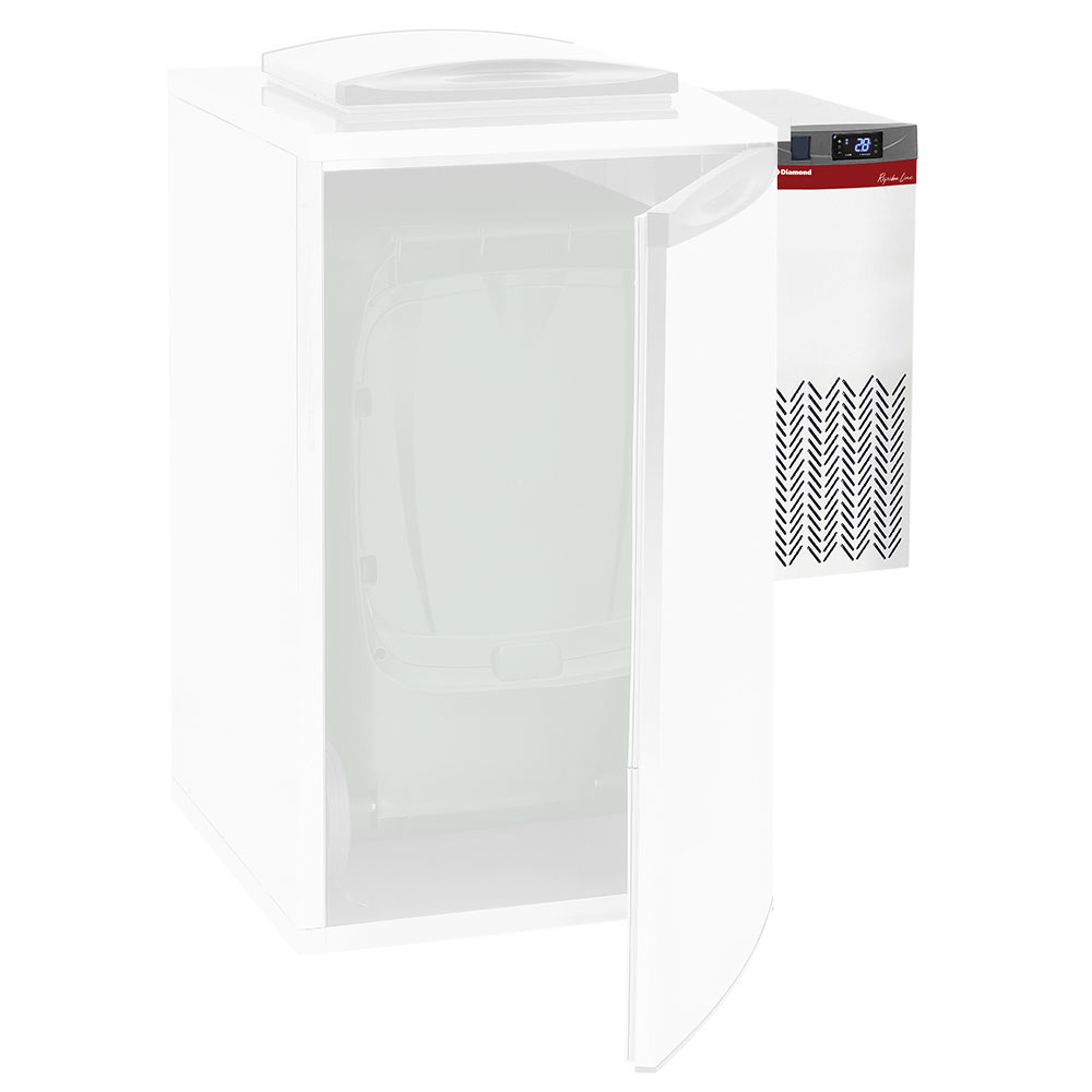 Unidad frigorífica para refrigerador de residuos
