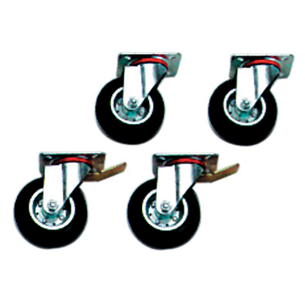 Kit de 4 ruedas (2 con frenos)