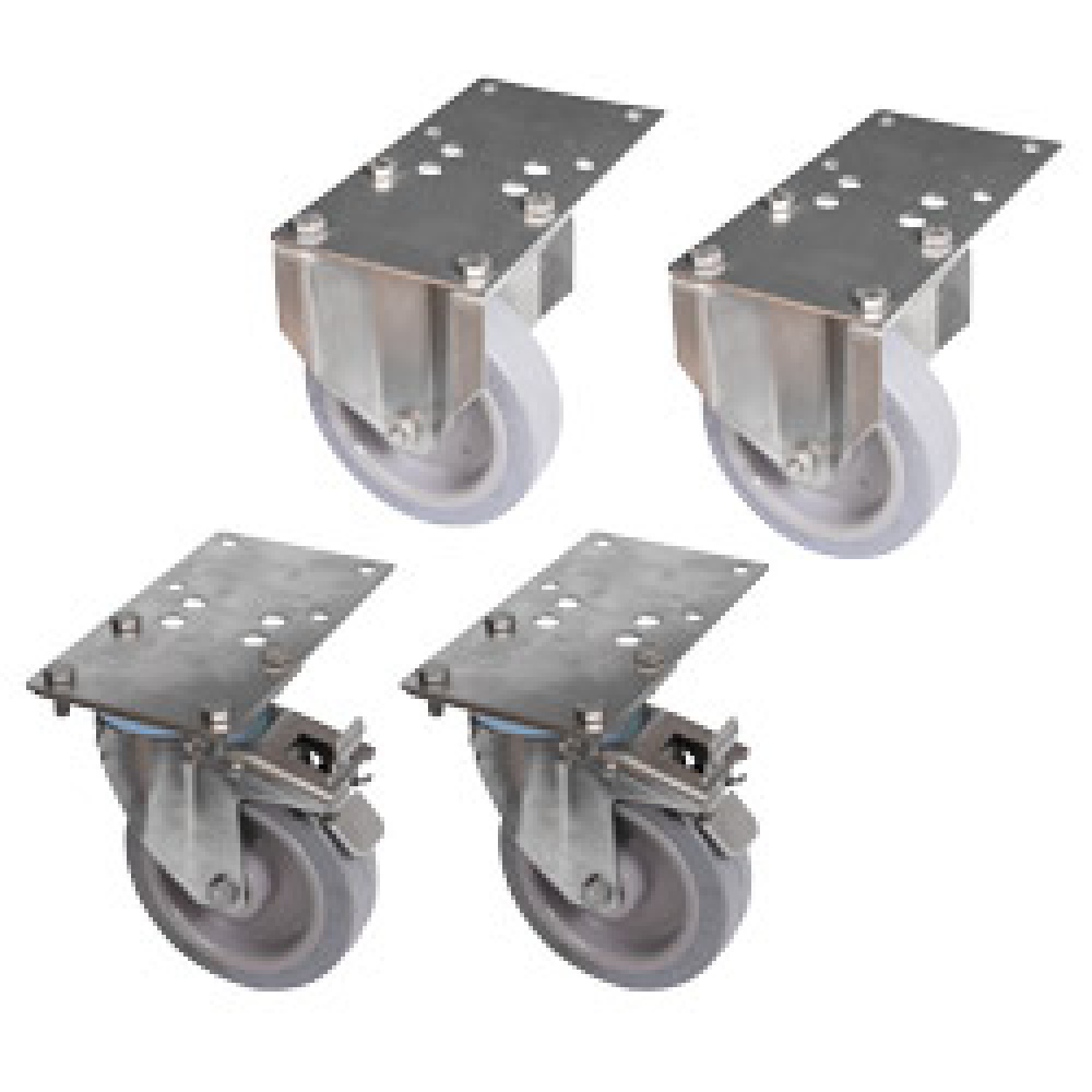 [A22/KR2F-N] Kit de 4 ruedas (2 con frenos)
