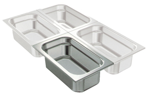 CUBETA INOX GN 1/4-40