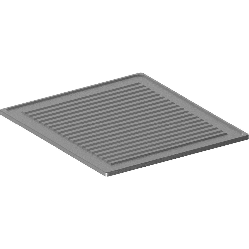 Plancha ranurada acero inoxidable 1 quemador
