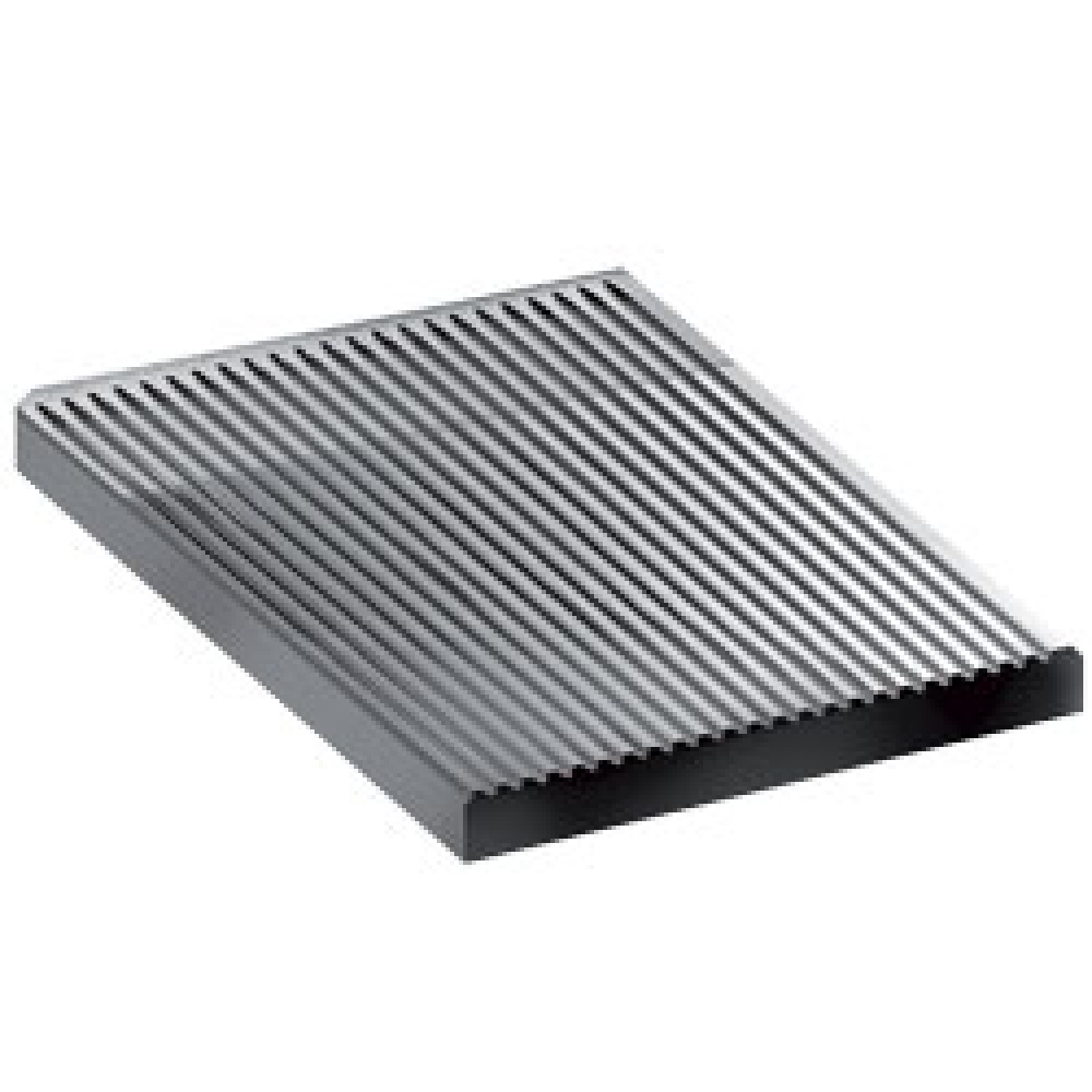 Plancha ranurada x2 quemadores