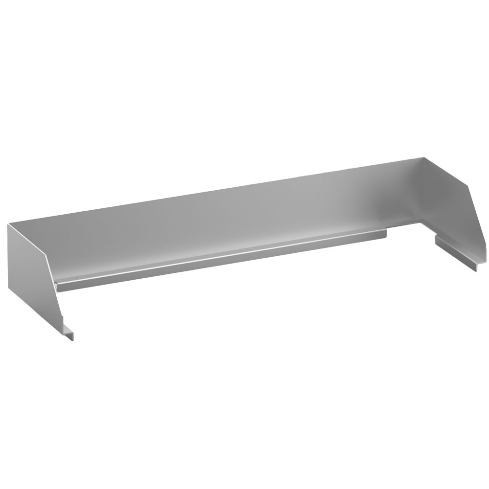 Protección antisalpicaduras de acero inoxidable, placa de 800 mm