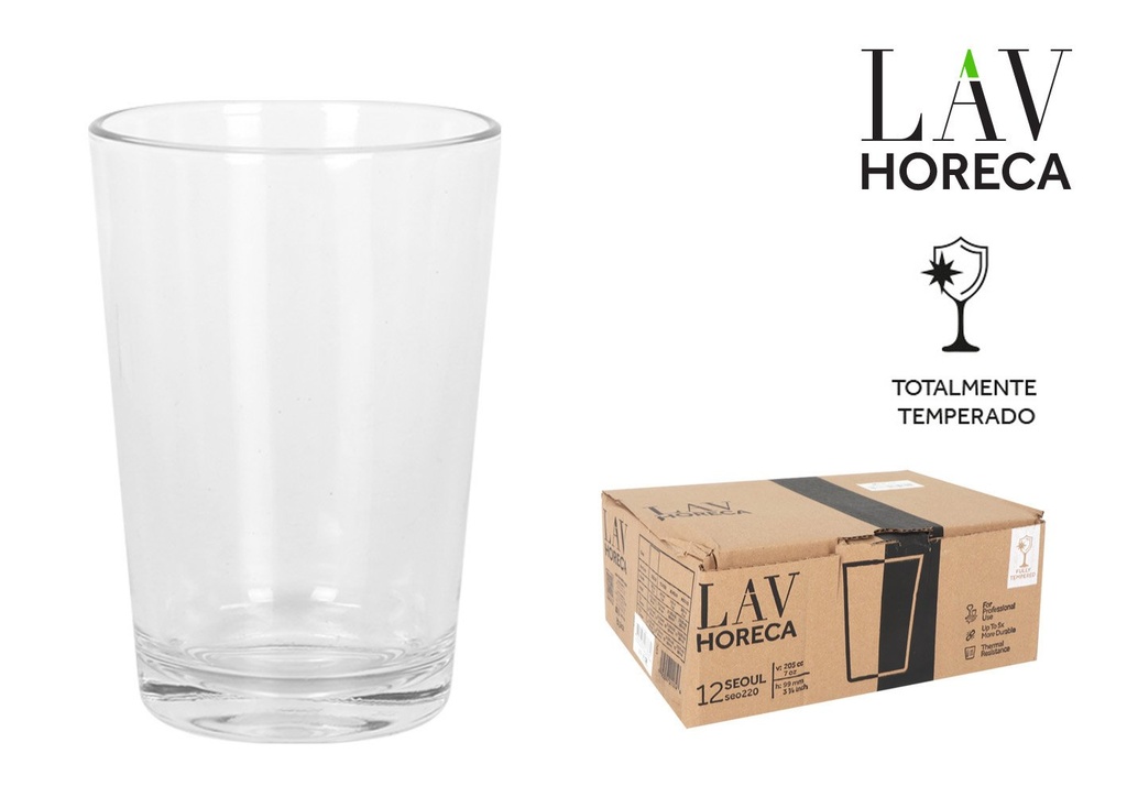 [LH-SEO220T] VASO TEMPERADO 20cl "SEOUL"
