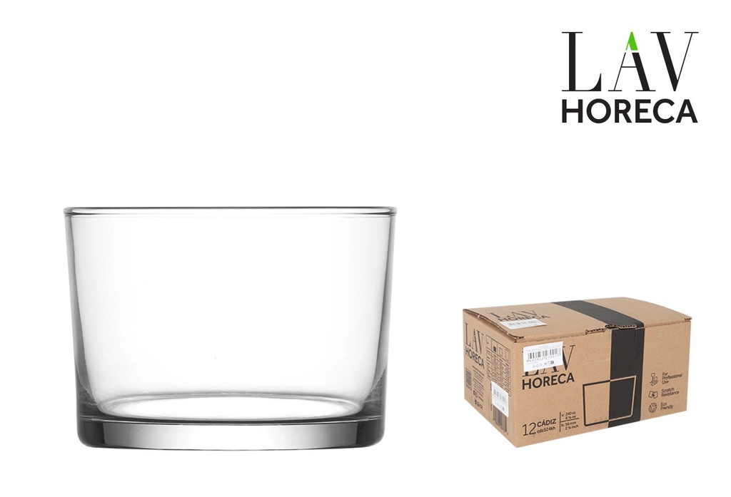 GLASS 24cl CHIQUITO "CADIZ"