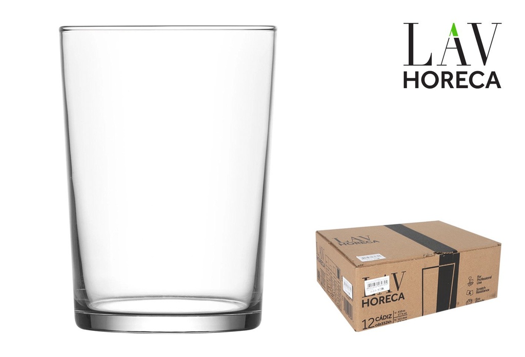 [LH-CDZ352] VASO VIDRIO 51cl SIDRA "CADIZ"