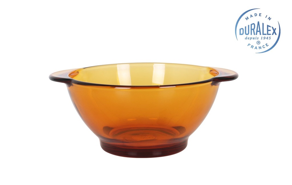 > BOWL WITH HANDLES 51cl AMBAR "LYS"