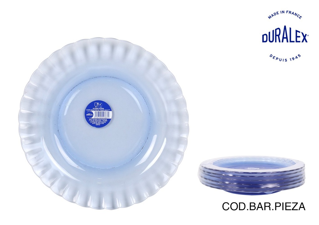 $ DESSERT PLATE 20.5cm MARINE PICARDIE