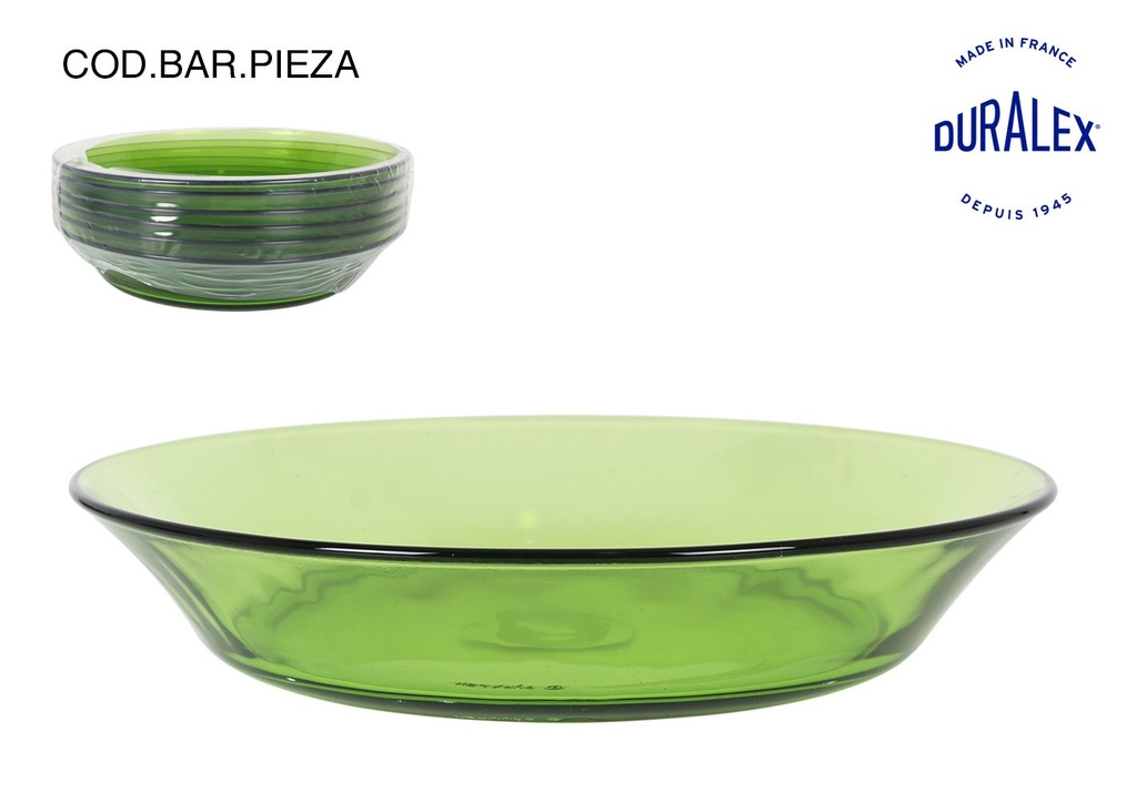 [V11-3007GF] (SP) SOUP PLATE ø19.5cm GREEN"LYS"
