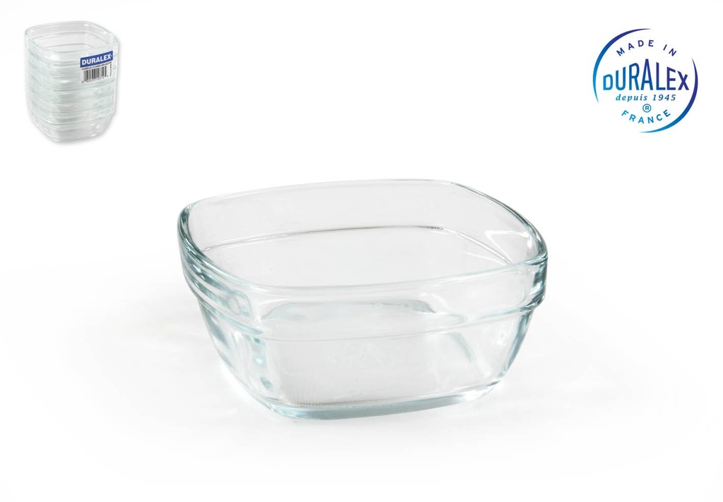 STACKABLE BOWL 150ccLYS CLEAR SQUAR9x9x4