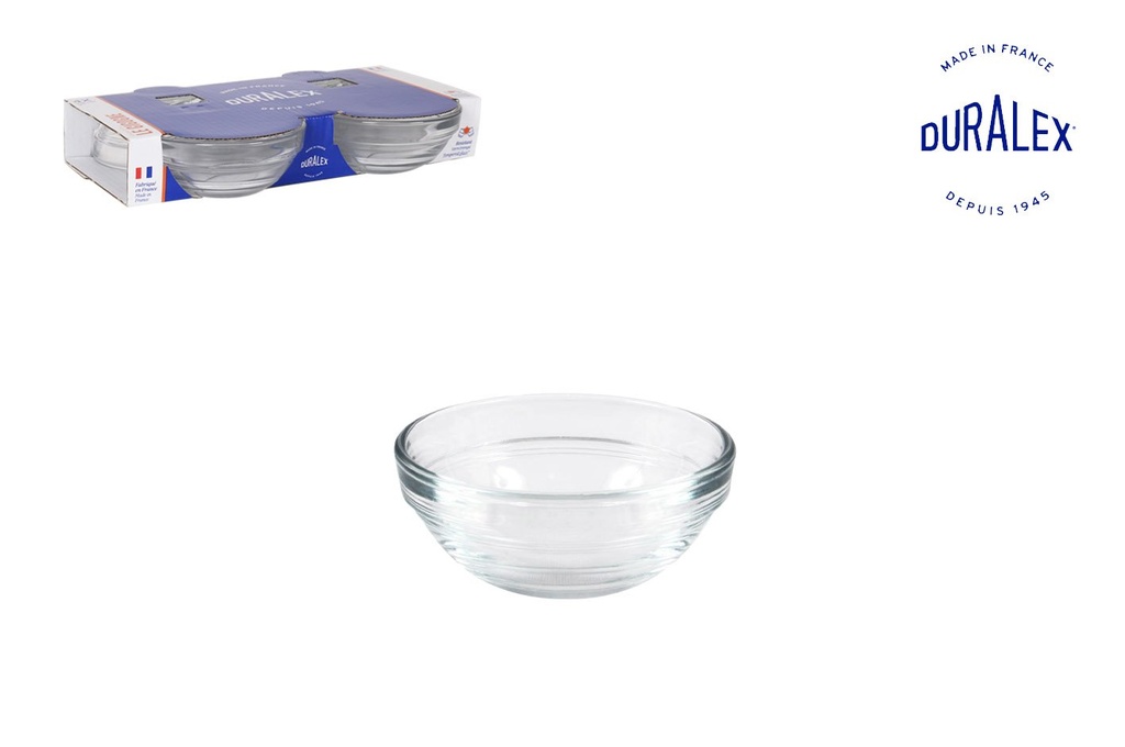 [T50-2021AC] (F) SET 4 BOLS 70cc APILABLE TRANS ø7.5x3cm