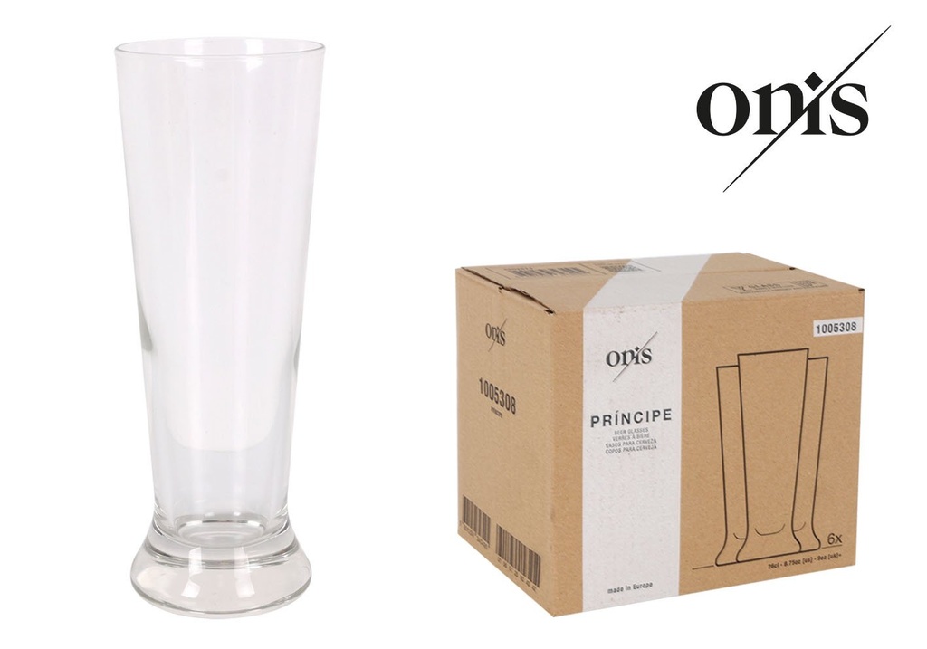[ON1005308] (316300006) VASO CERVEZA PRINCIPE 26cl