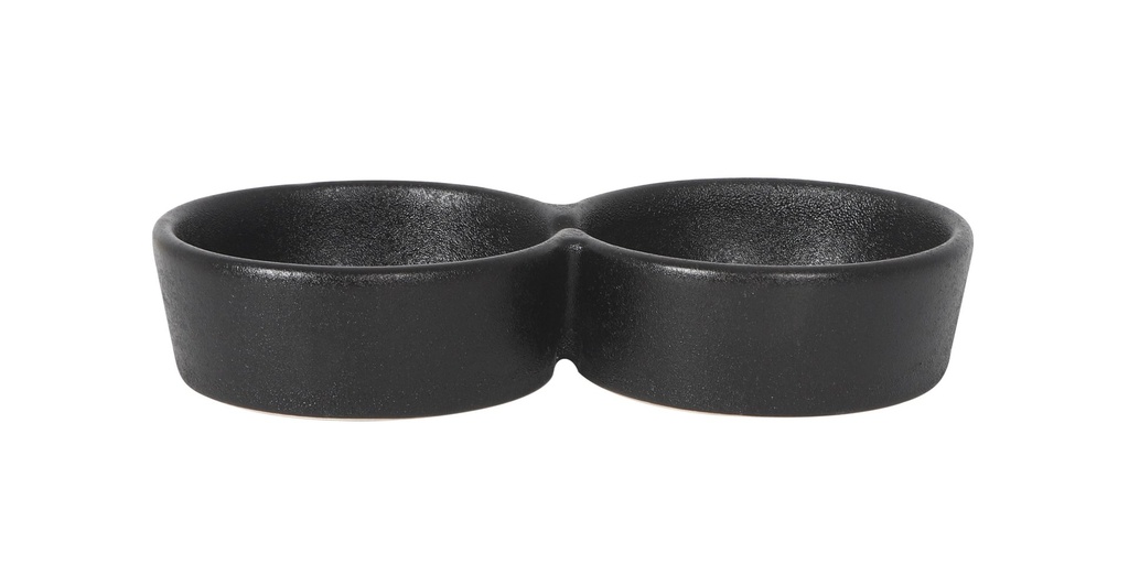 [B997049B] BOWL DOUBLE 16x8x3cmBLACK