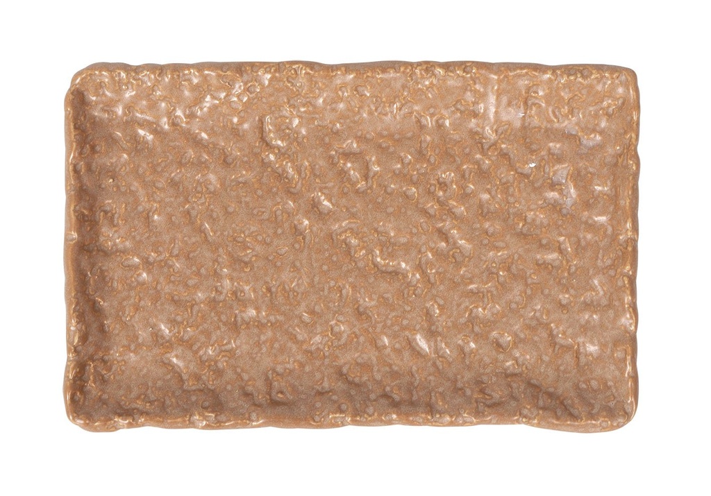 BEIGE RECT. TRAY OLEIRO 20x13x1.5cm