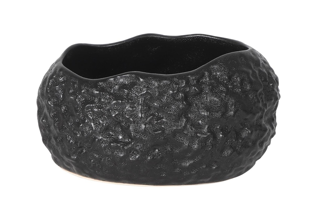 #-48- BOWL CANTABRO 12x8.5x6cm NEGRO