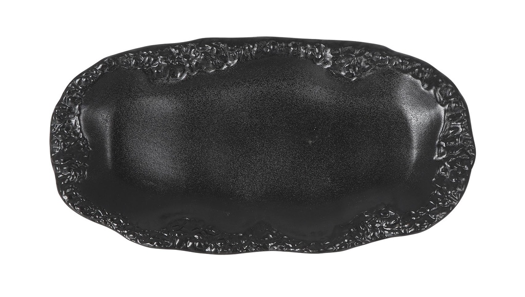 [B997047B] #-48- BANDEJA RECTANG. PIANTAO 25x13x2.5cm NEGRA