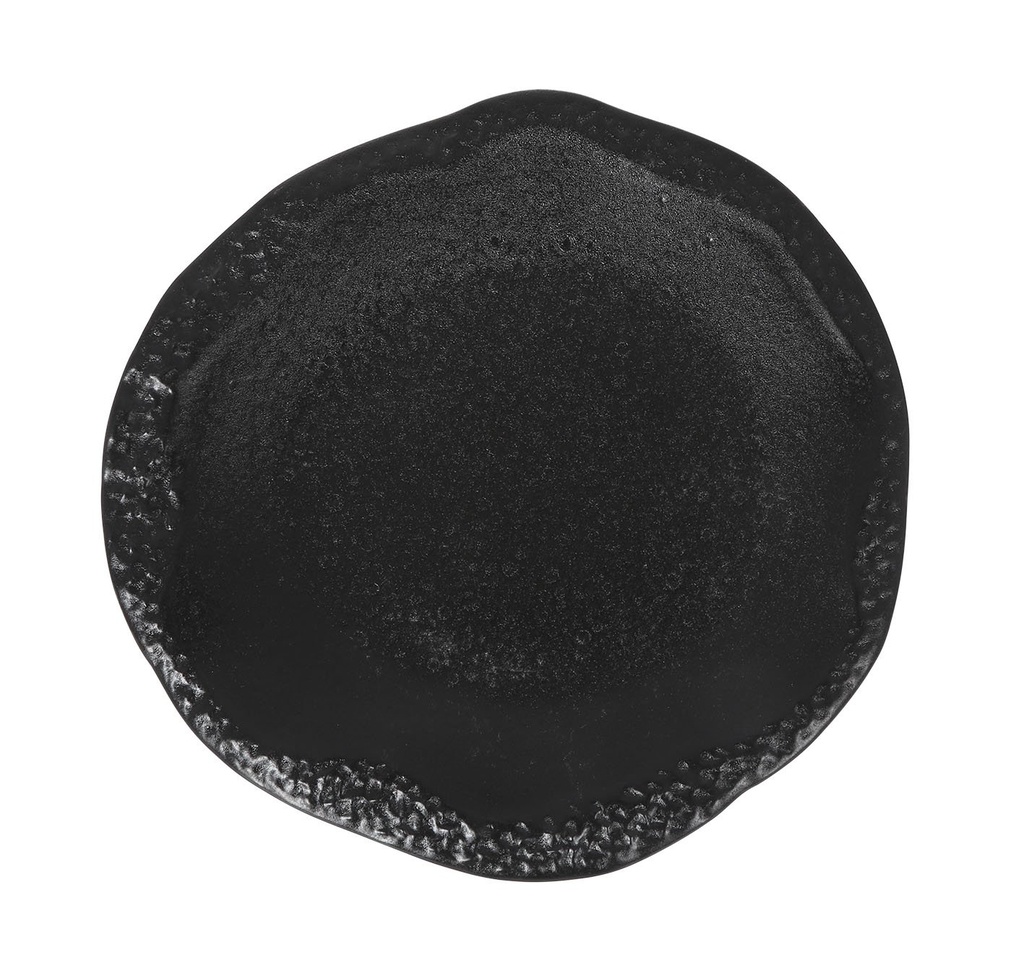 DESSERT PLATE PIANTAO ø20x1.5cm BLACK