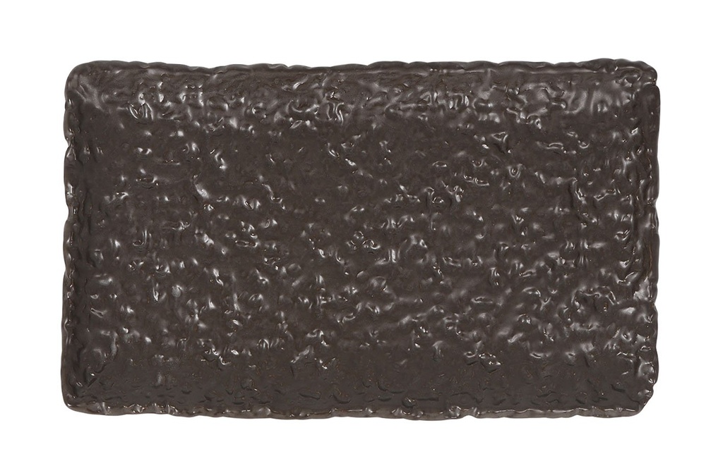 [B997070A] BROWN RECT. TRAY OLEIRO 25x15x1,5cm