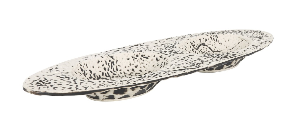 [P997123] #-24- BOWL DOBLE  45x12x3.5cm TEIDE