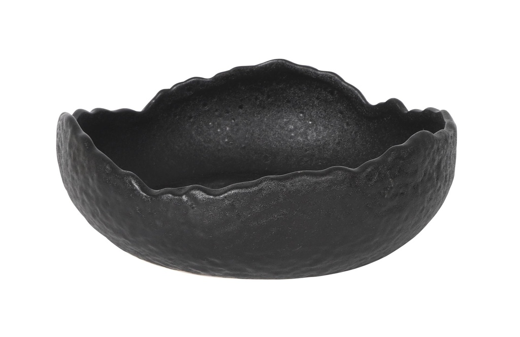 [P997098B] SALAD BOWL CANTABRO ø21x7cm BLACK