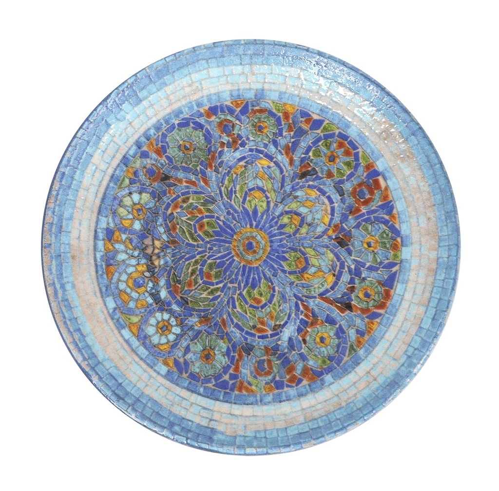 [B928004AV] DESSERT PLATE GOURMET INDIGO ø21x2.2cm