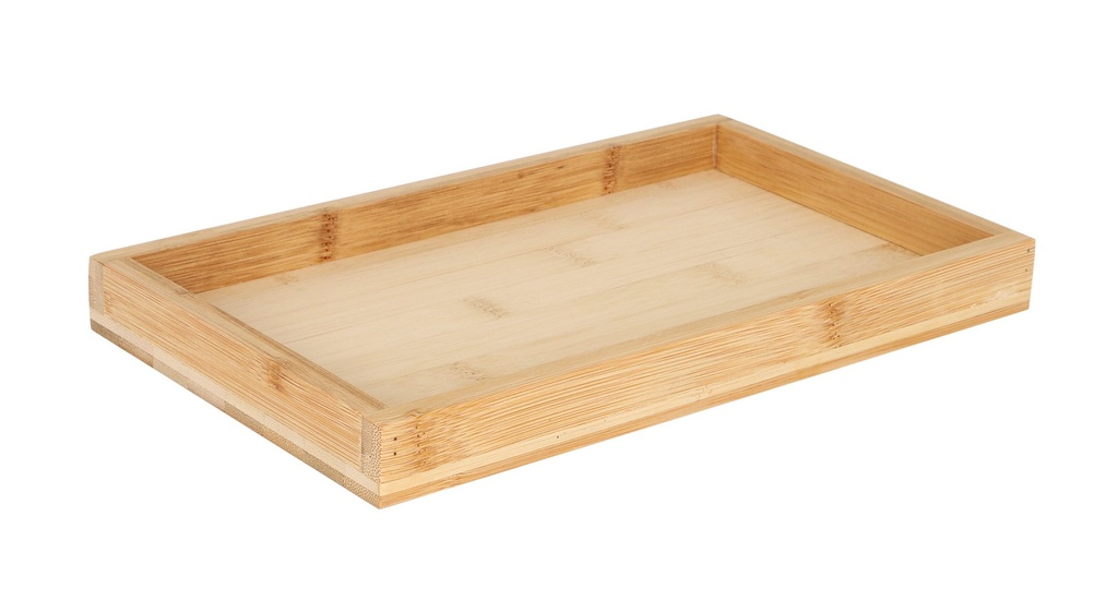[B947143] BAMBOO TRAY GOBI (GN1/4) 26.5x16.2x2.5cm