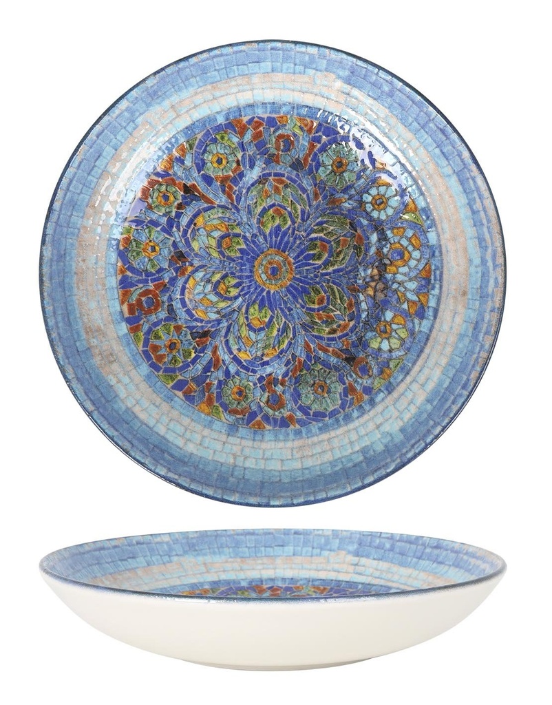 PLATO HONDO GOURMET INDIGO ø23x4cm