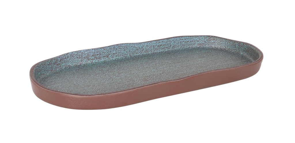 [B885548] #-24- BANDEJA OVAL IBIZA 28.5x12,6x2.5cm