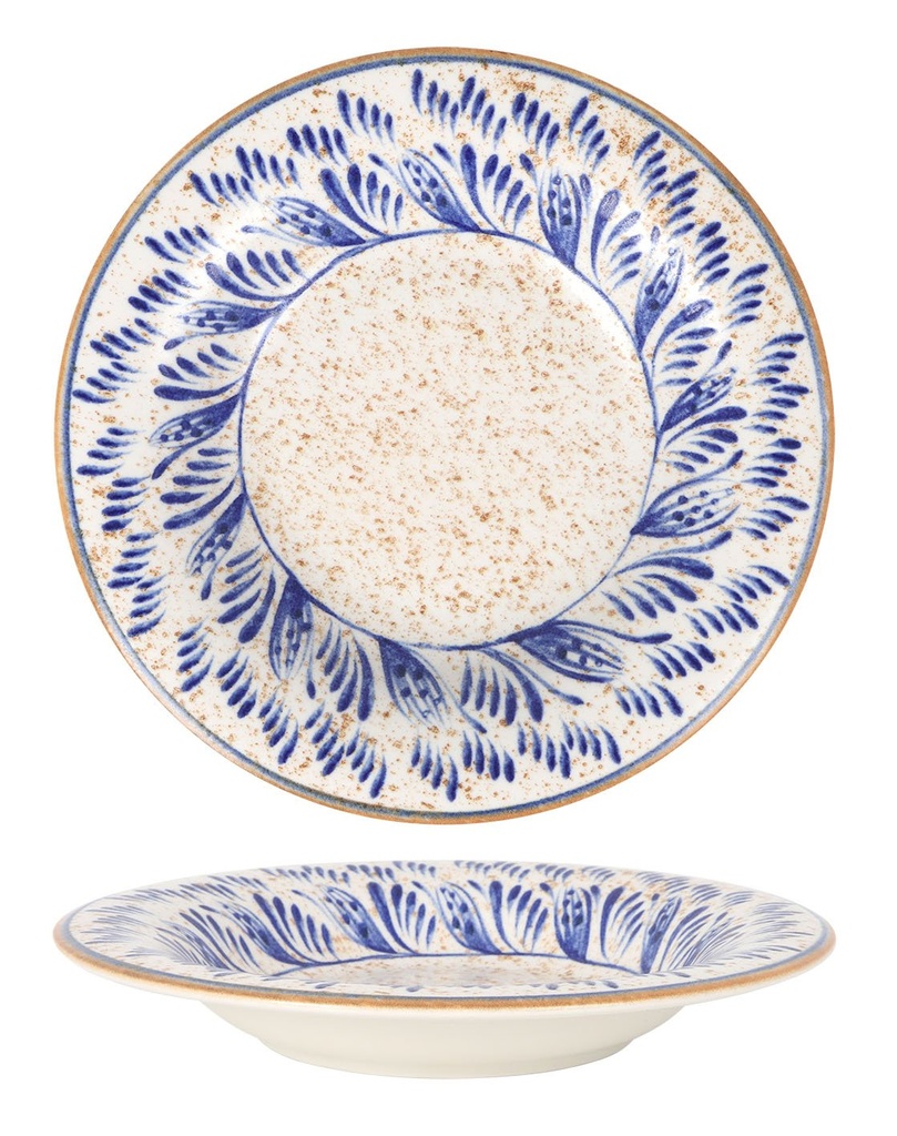 [B928452BB] PLATO HONDO ALBUS LATINO ø23x3.5cm