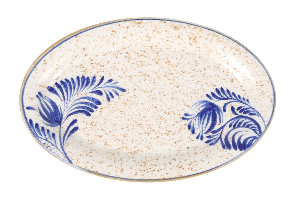 [B928455BB] BANDEJA OVAL ALBUS LATINO 28x18x2cm