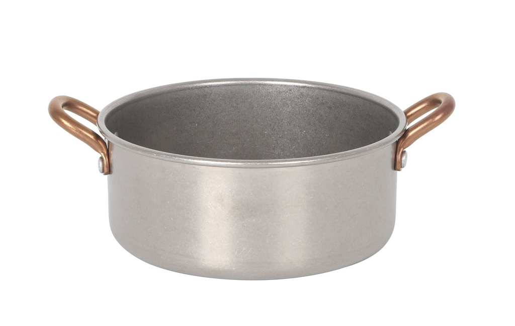 #-36- CAZUELA PLATA VIEJA INOX VINTAGE 12,5x5cm