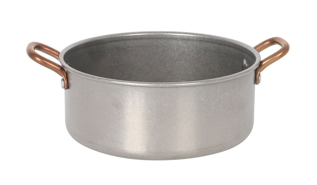 CASSEROLE OLD SILVER INOX VINTAGEø14.5x5