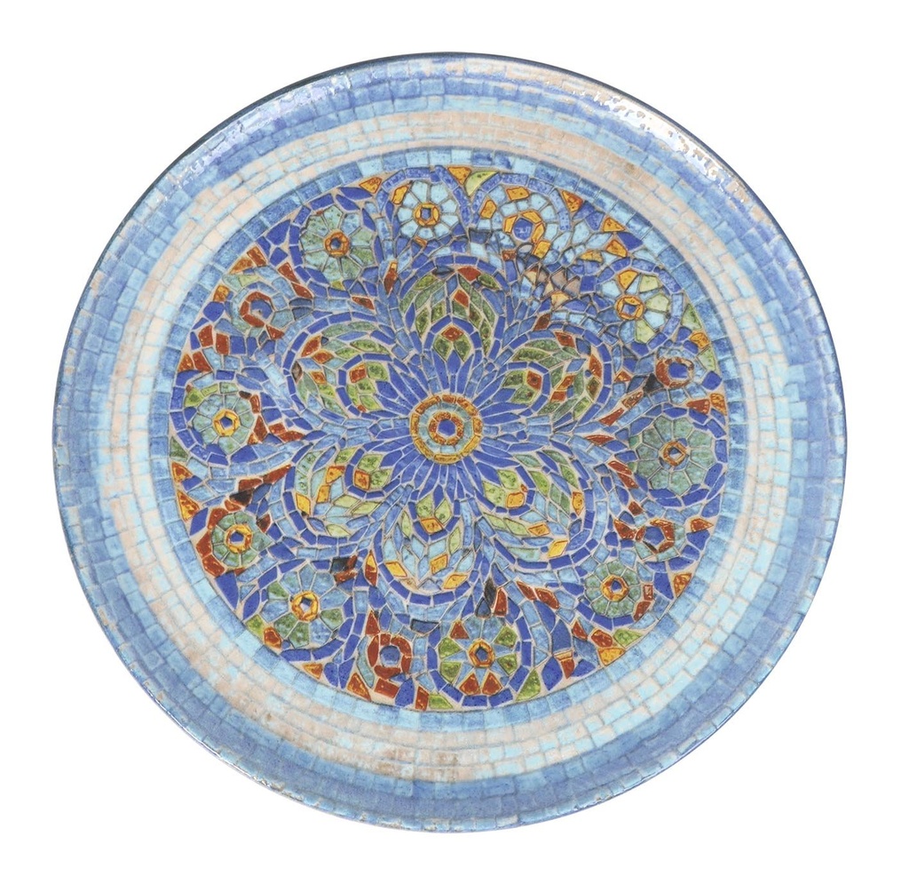 [B928252AV] PRES. PLATE GOURMET INDIGO ø32x2cm