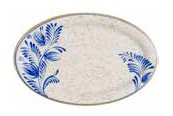 [B928454BB] BANDEJA OVAL ALBUS LATINO 32x21x2cm