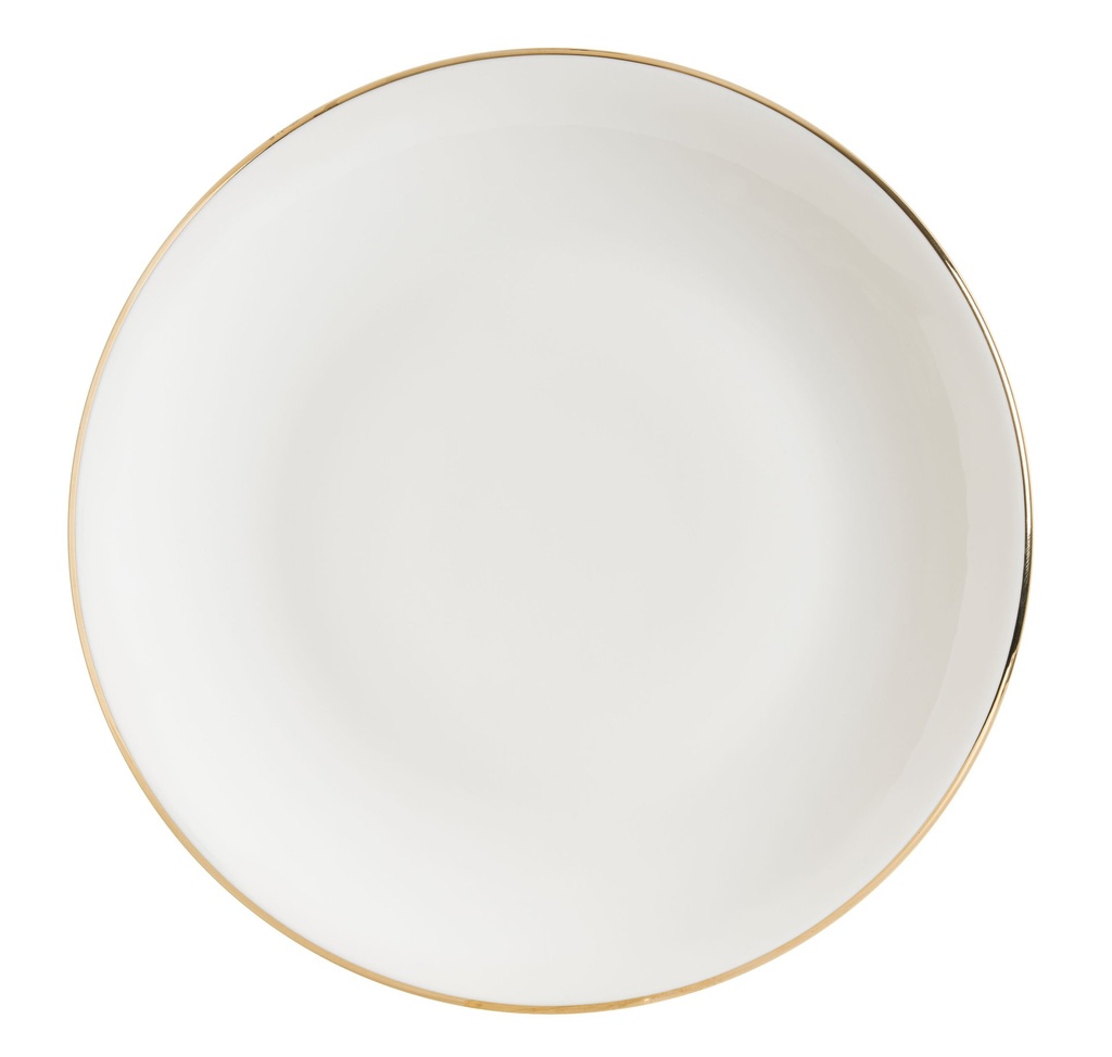 [B928002AX] PLATO LLANO GOURMET FILO ORO ø27x2.5cm